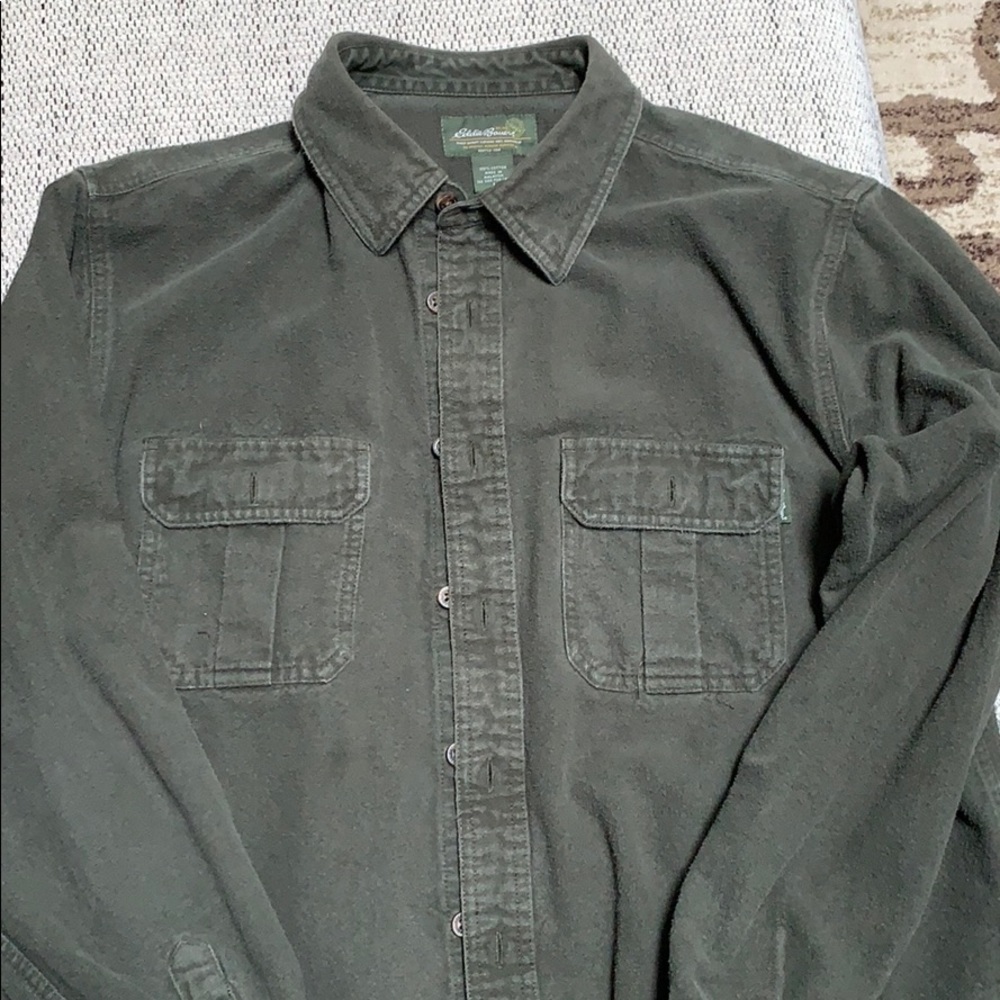 Eddie Bauer medium weight button down